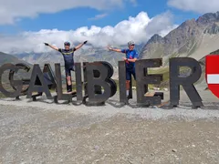 Dušan a David na Col du Galibier