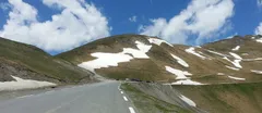 Serpentiny v posledním úseku výstupu na Tourmalet od La Mongie